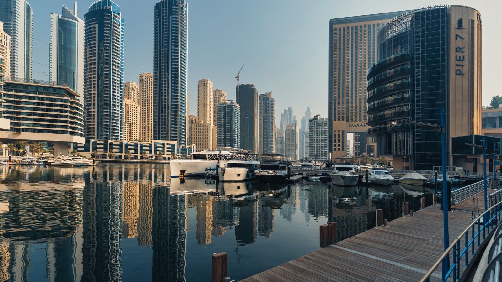 Business district in Dubai with office towers, illustrating free zone companies and the 0% corporate tax rate